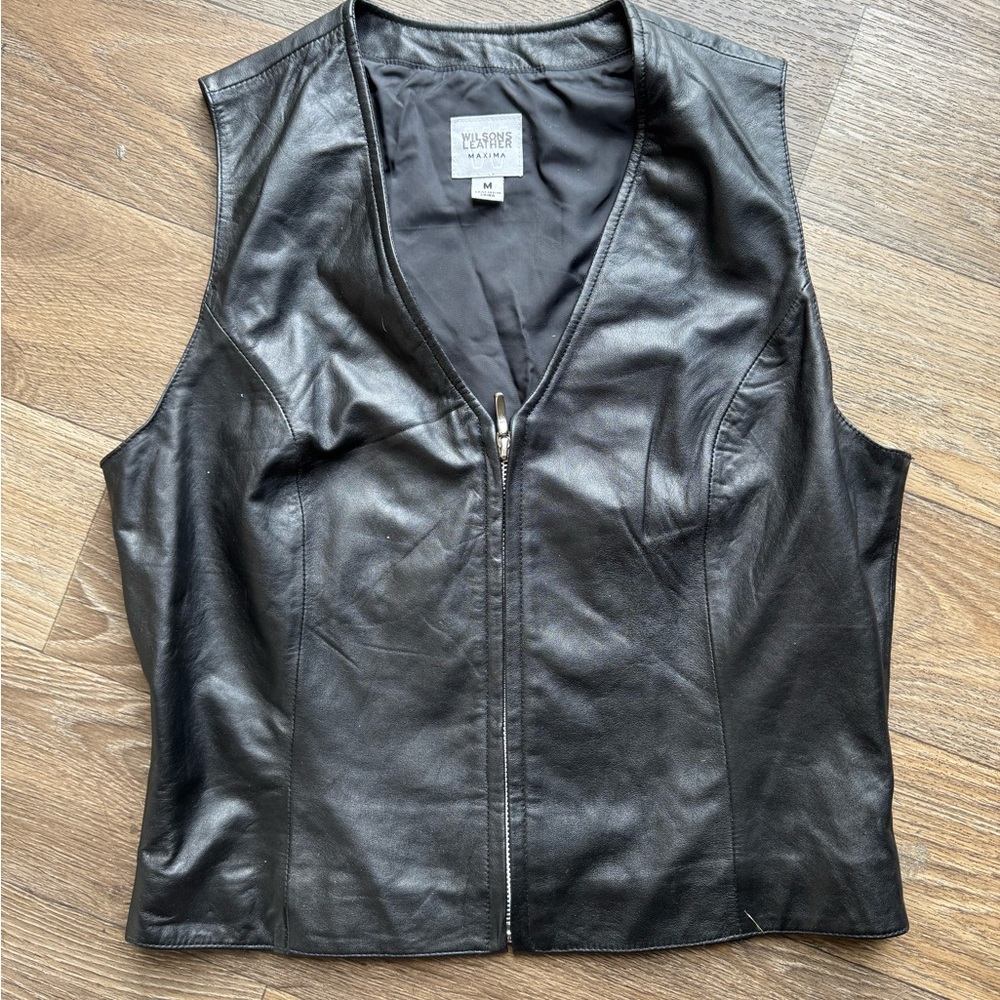 Wilsons Leather Classic Black Vest